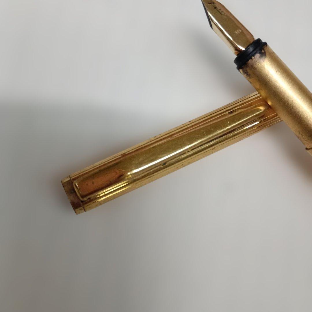 3976）MONT BLANC モンブラン　ゴールド色 万年筆　585？