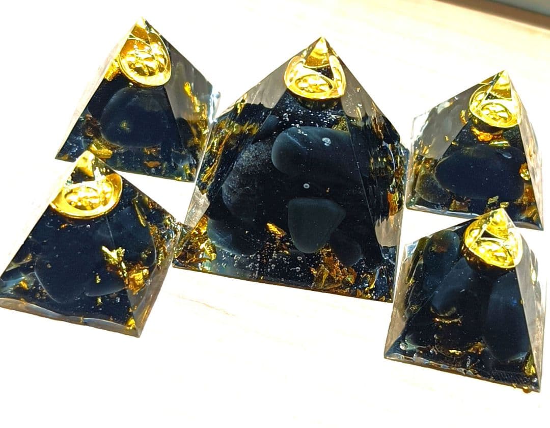 Neko　開運絵画　❀結界オルゴナイト❀