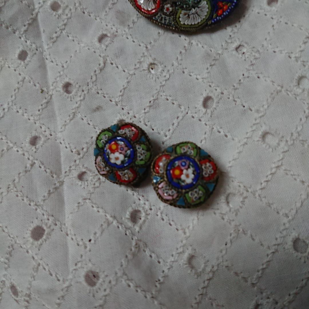 アンジョリーナジョリ様専門 マイクロモザイク ヴィンテージ ブローチ