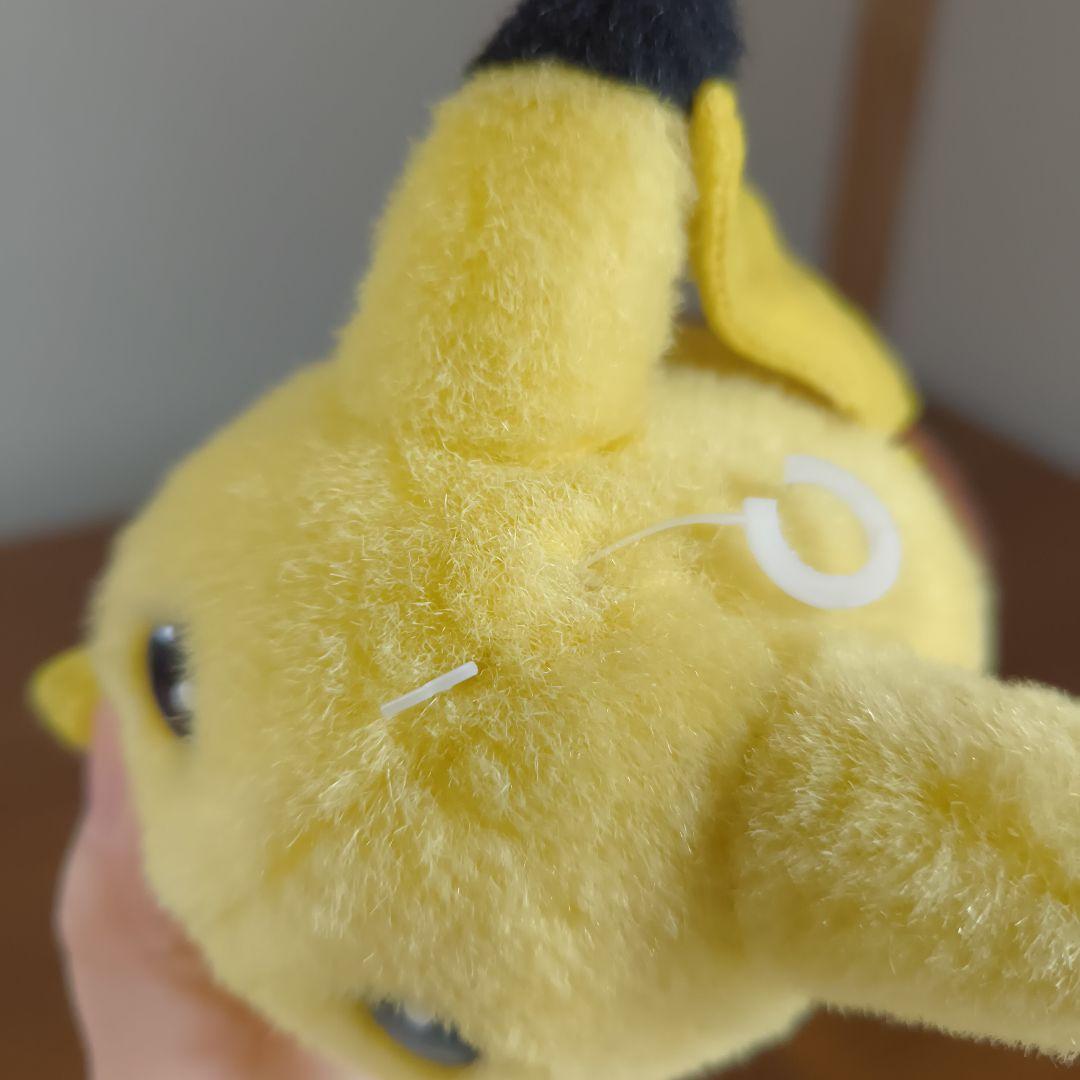 ま*ろ様 赤タグ TOMY ピカチュウ 初期 ポケモン　赤文字トミー　お腹を押す