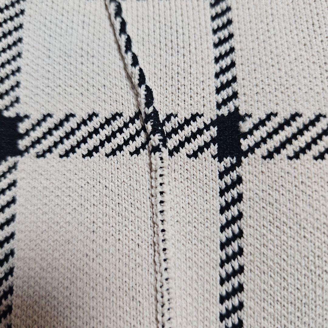 Her lip to チェック柄 半袖ミニワンピース