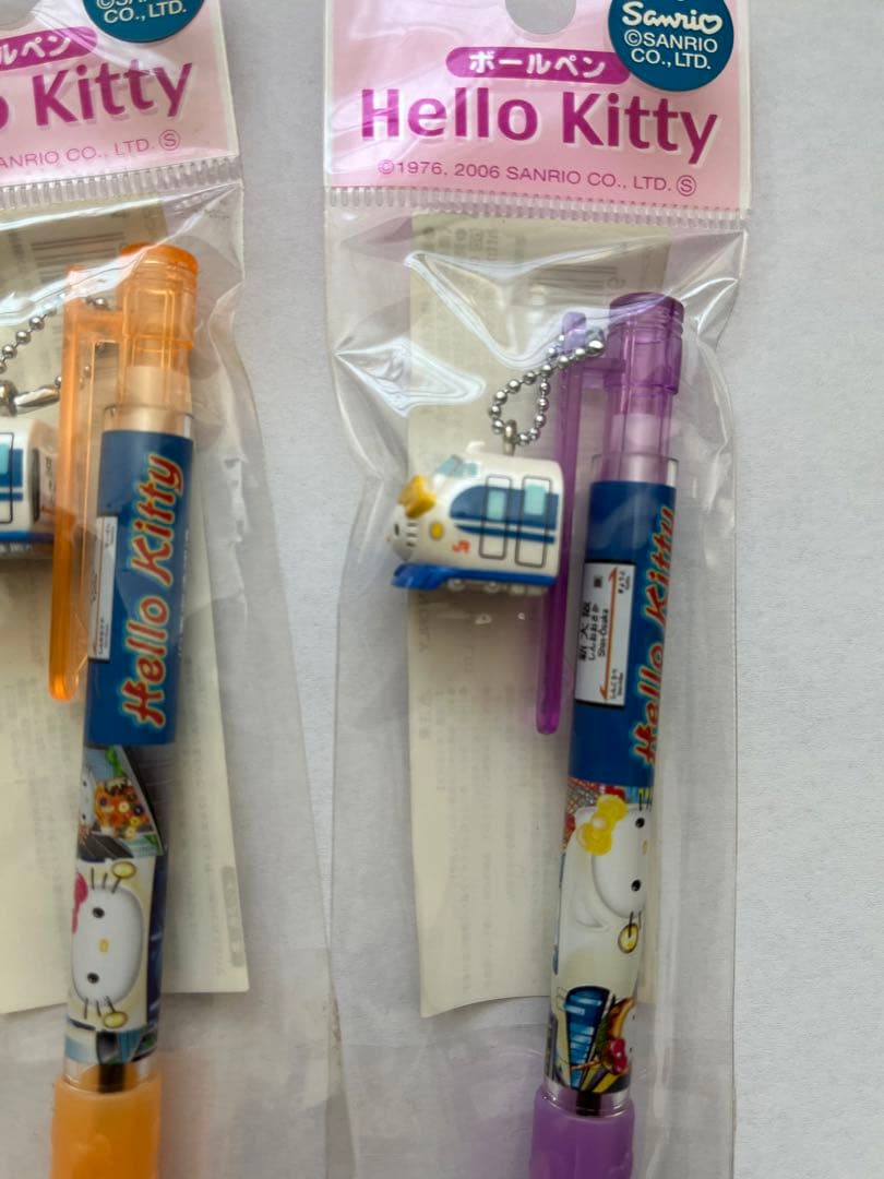 ハローキティご当地（新幹線）ボールペン＆シャープペン