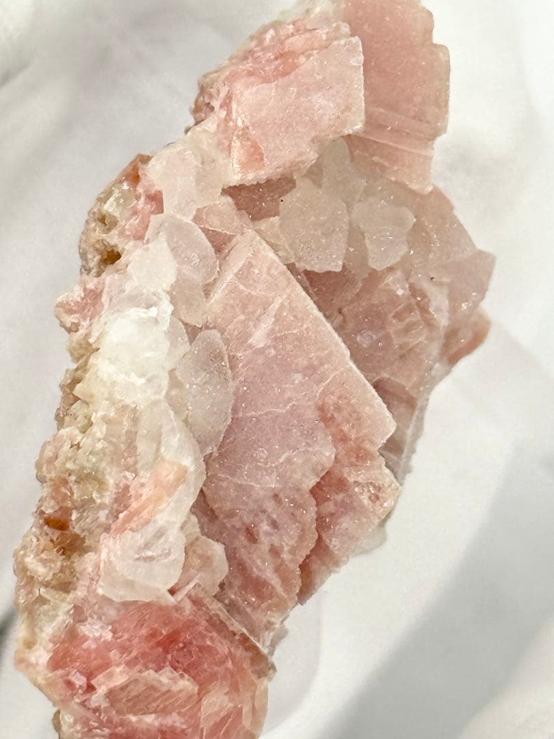 ロードクロサイト　江西省産　シュガーフローライト　蛍石　インカローズ　鉱物標本