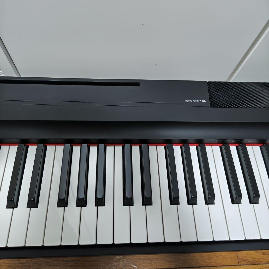 【美品】 YAMAHA 電子ピアノ P-125A ブラック 付属品完備 動作良好
