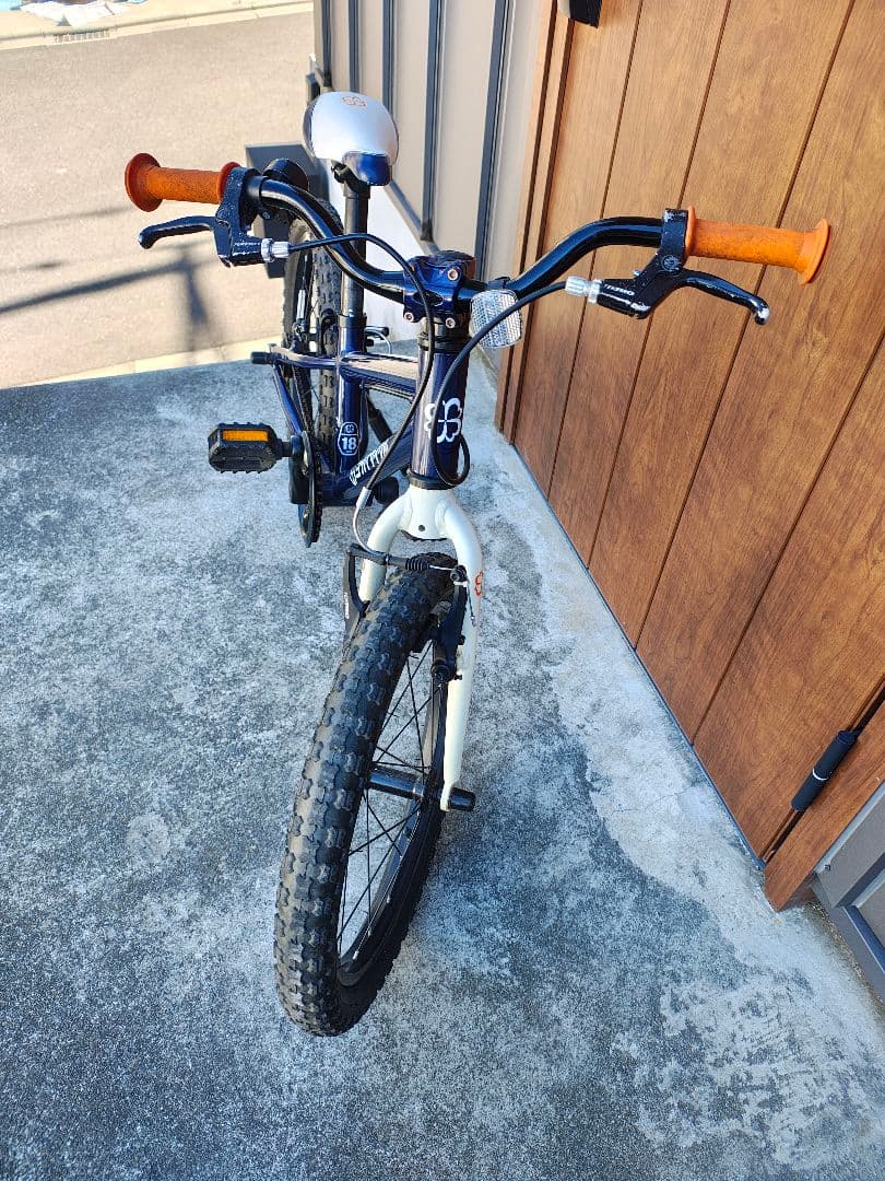 自転車 ネイビー ヨツバサイクル　18インチ