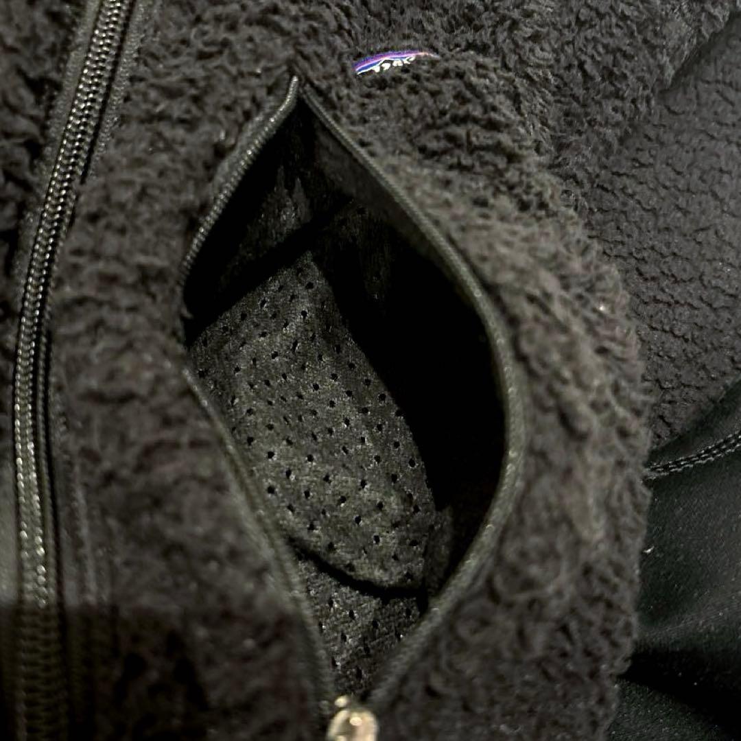 Patagonia パタゴニア ロスガトスベスト フリース ボア 黒メンズM