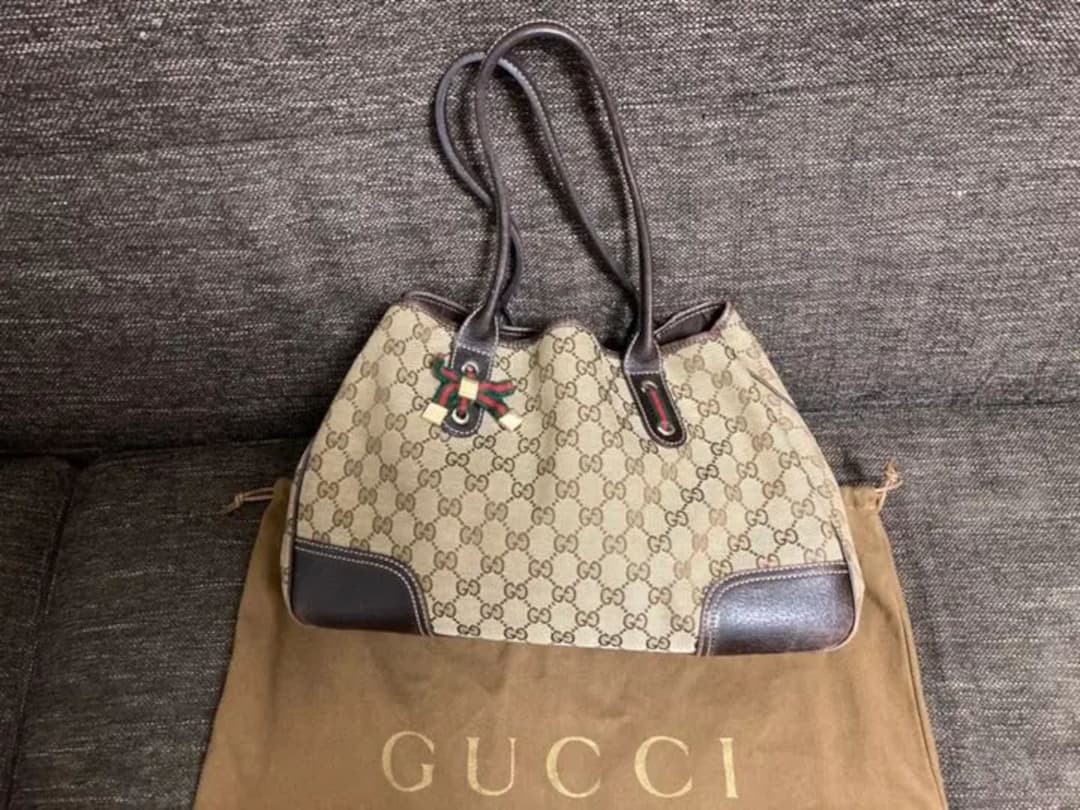 【値下げ】美品　GUCCI プリンシー　トートバック