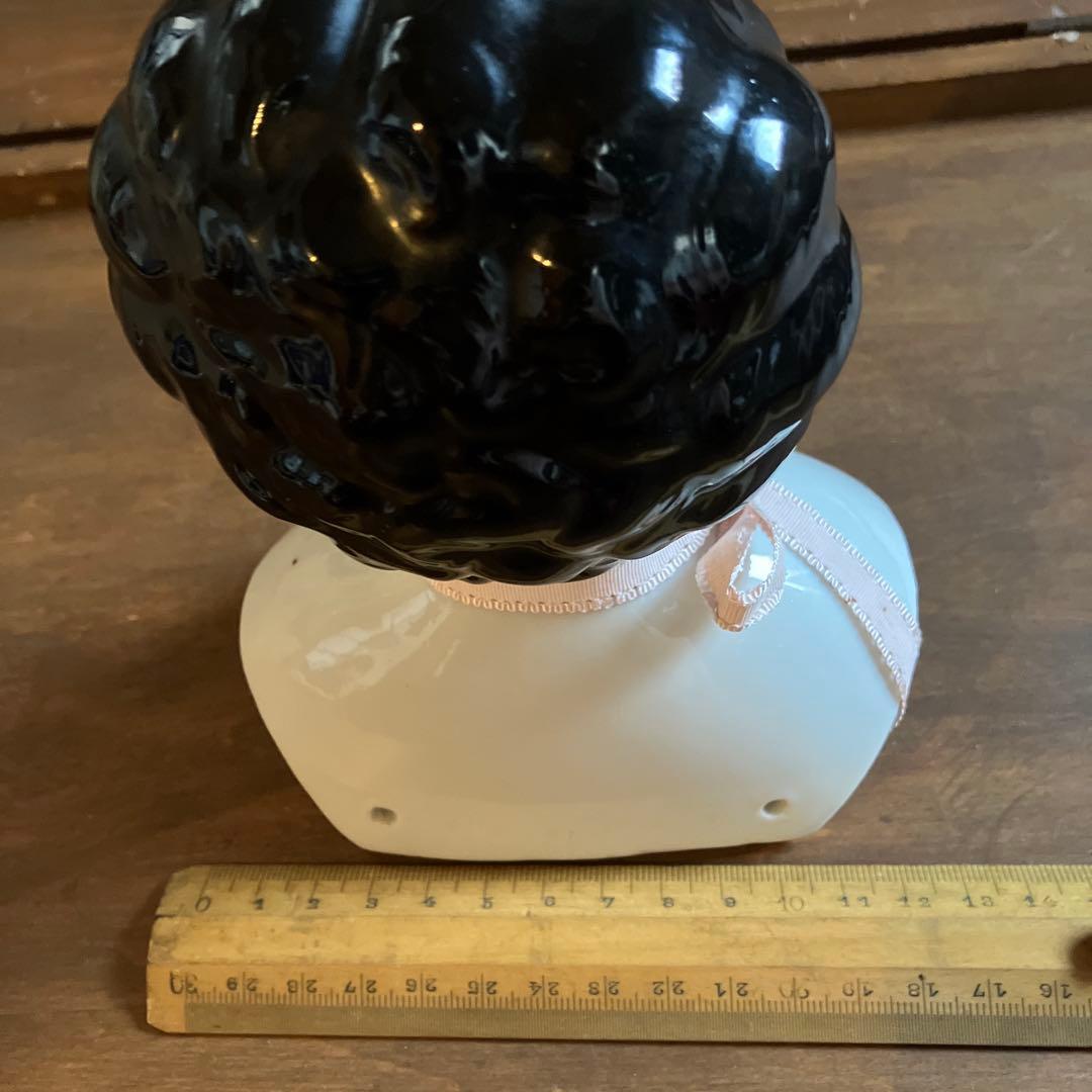 ドイツアンティークチャイナヘッドドール　ショルダーヘッド　大きめ