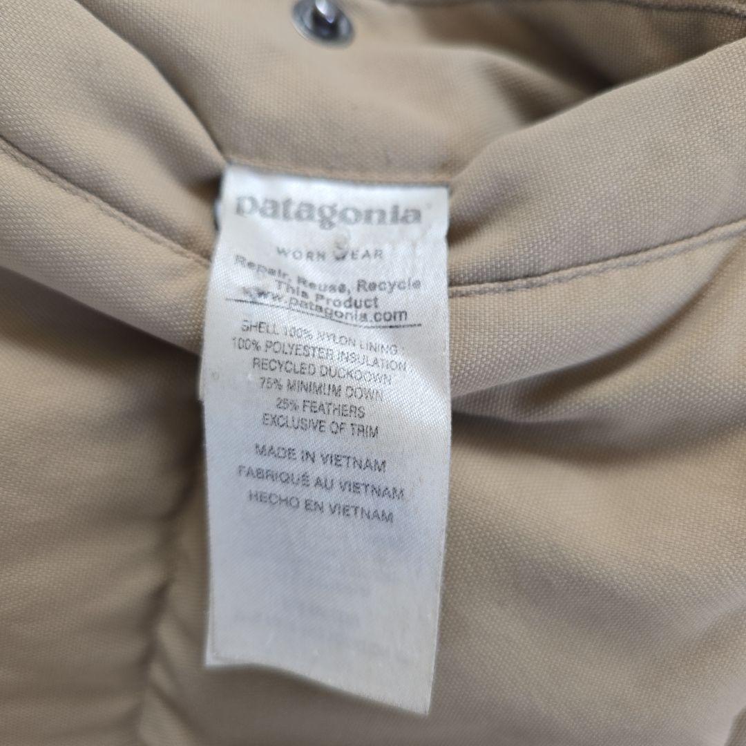 パタゴニア　patagonia　リバーシブル　ダウンベスト ベージュ/ブラウン