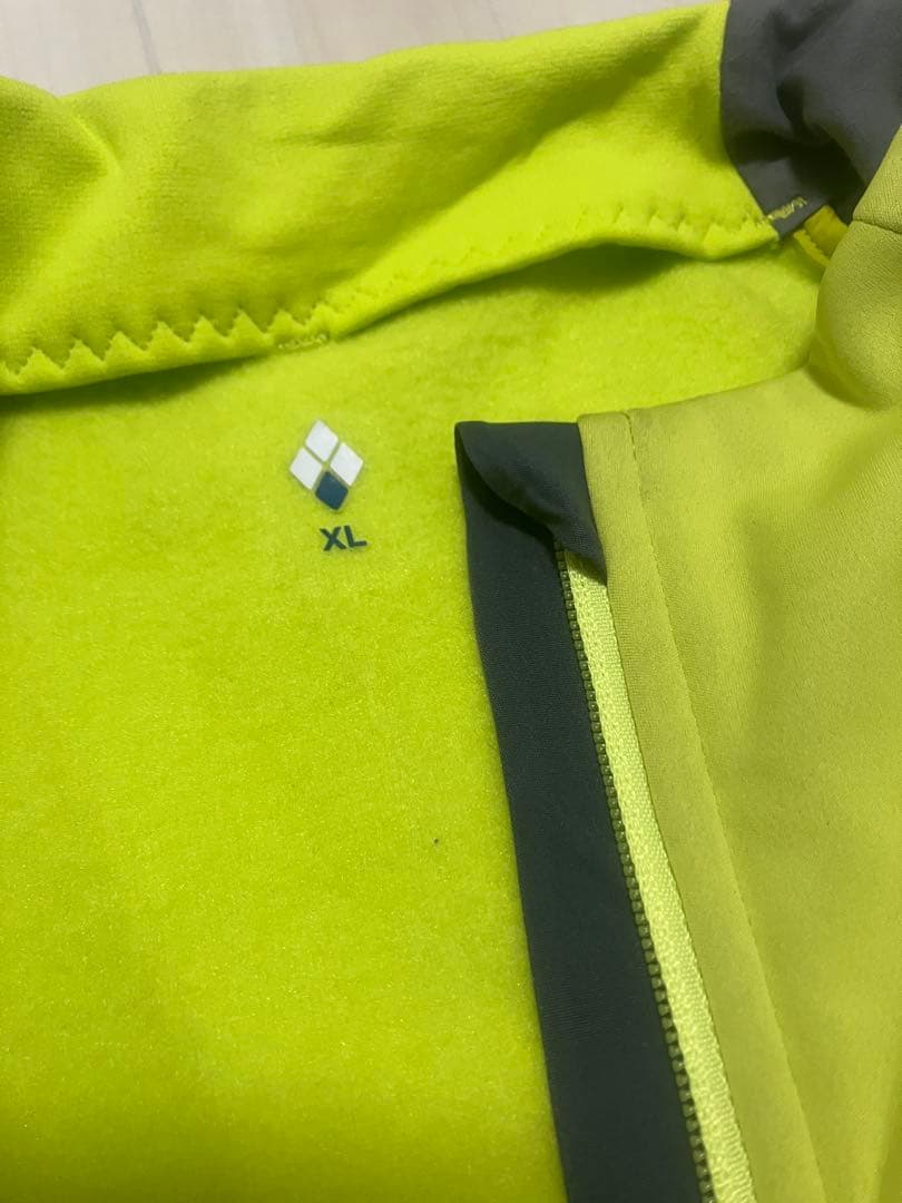 モンベル クリマバリア サイクルジャケット XL イエロー