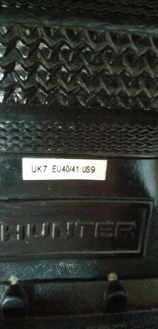 ハンター HUNTER 長靴 レインブーツ丈43.5センチ