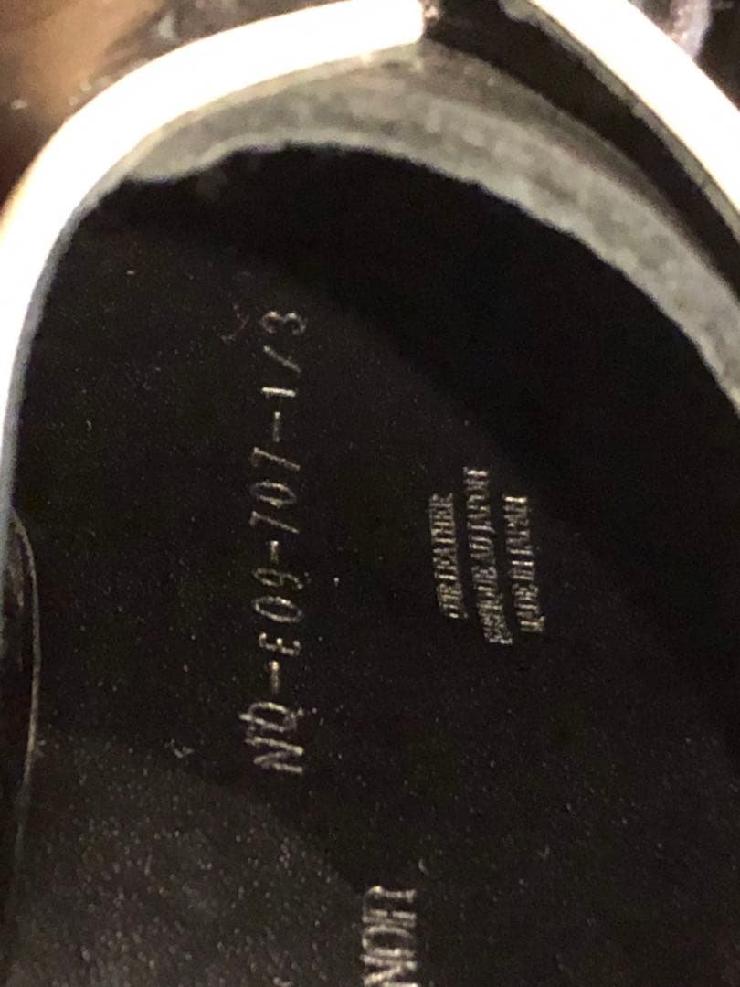 ヨウジヤマモトプリュスノワール 本革 ミュール 黒 23㎝ サイズ３