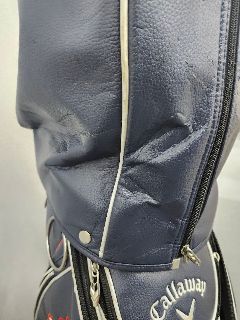 Callaway キャディバッグ ネイビー/ホワイト/レッド