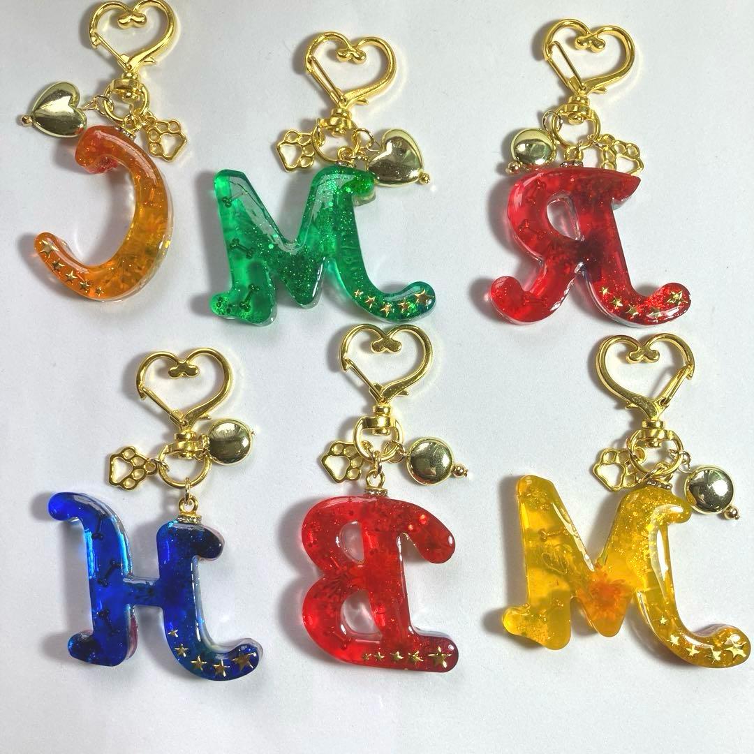 イニシャルキーホルダー♪