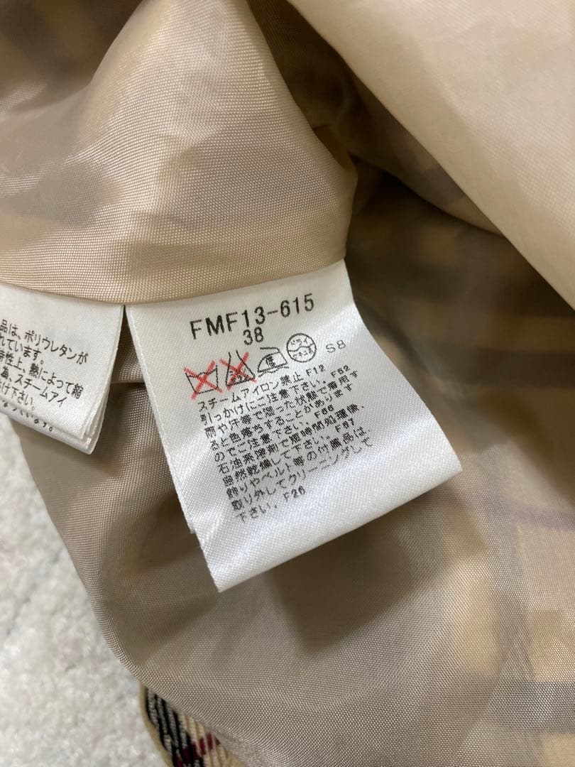 BURBERRY BLUE LABEL オフショルダー ワンピース ベルト