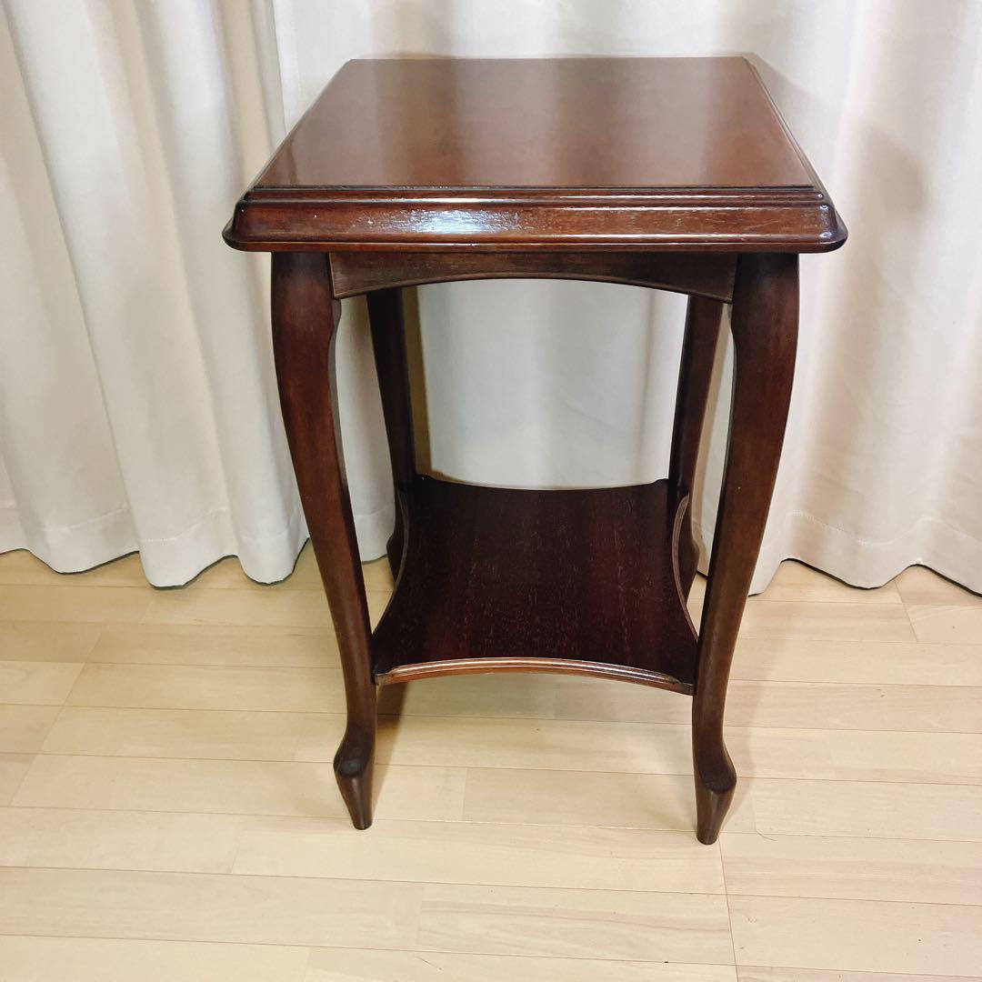 マルニ木工 ベルサイユ サイドテーブル 花台 飾り台 猫脚 オールドマルニ