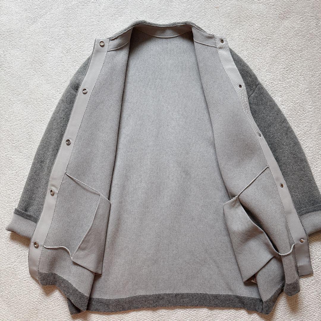 美品 人気 エレンディーク ベーシックCNラクーンミックスWカーディガン 02