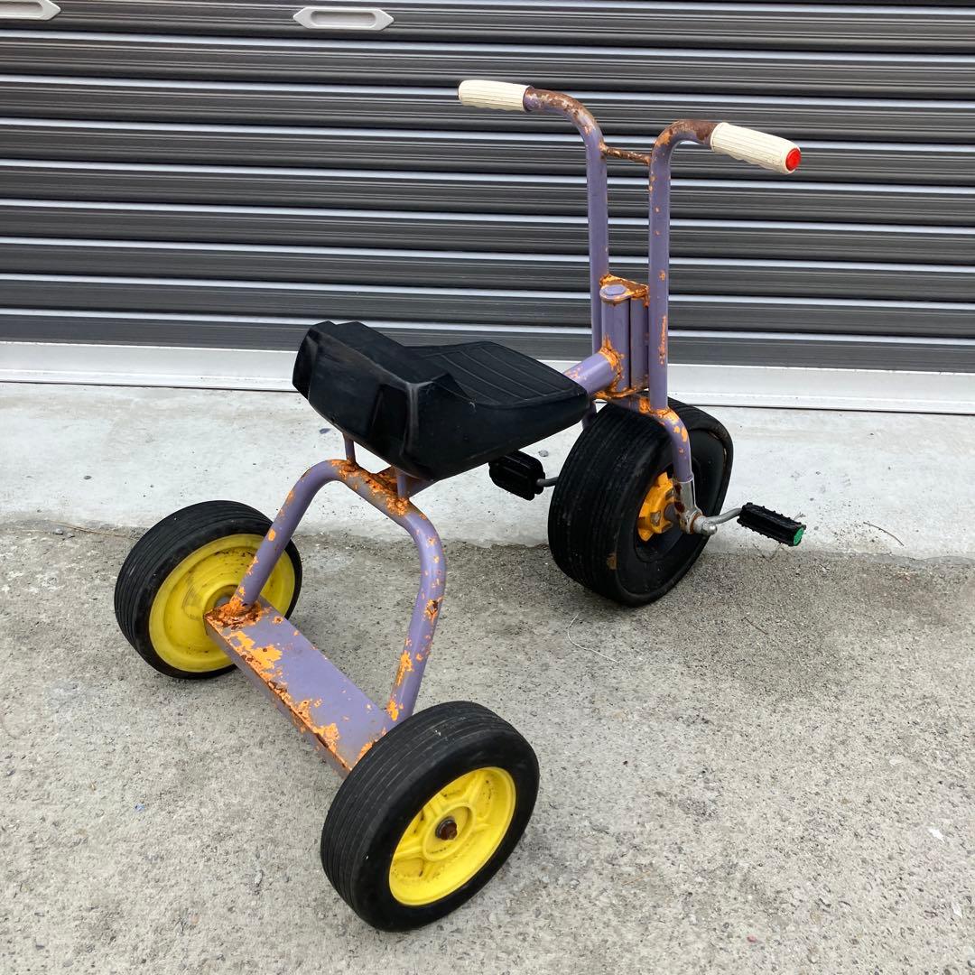 USA雑貨 ヴィンテージ モンスタートライク デカタイヤ 三輪車 キックボード