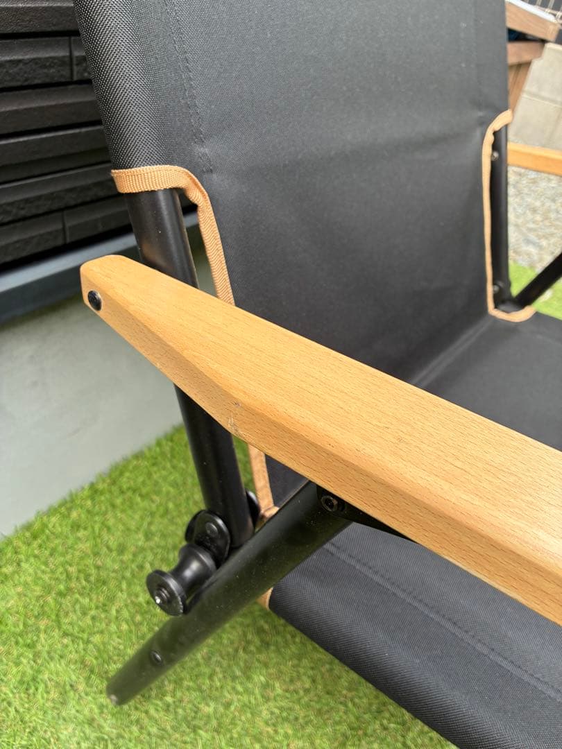 クイックキャンプ折りたたみアウトドアチェア2脚セット