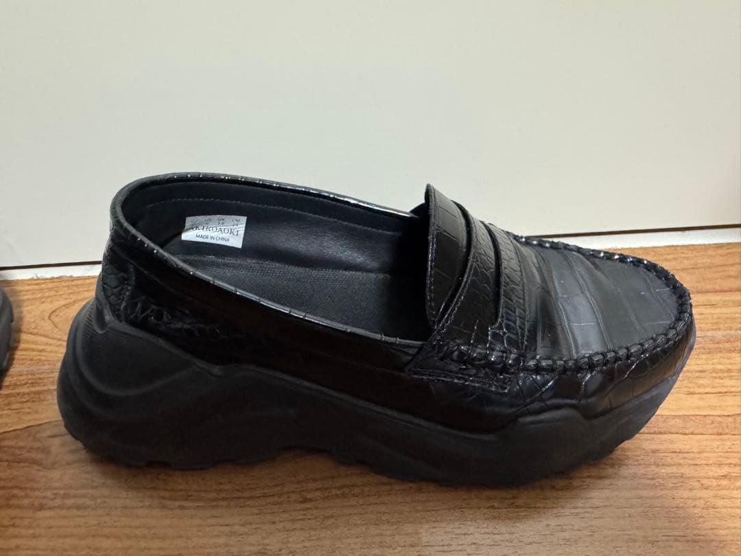 AKIKOAOKI クロコダイルローファー EU37