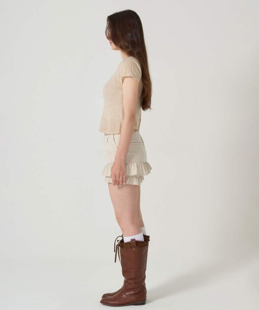 TINA：JOJUN ルーズ ウエスタンブーツ