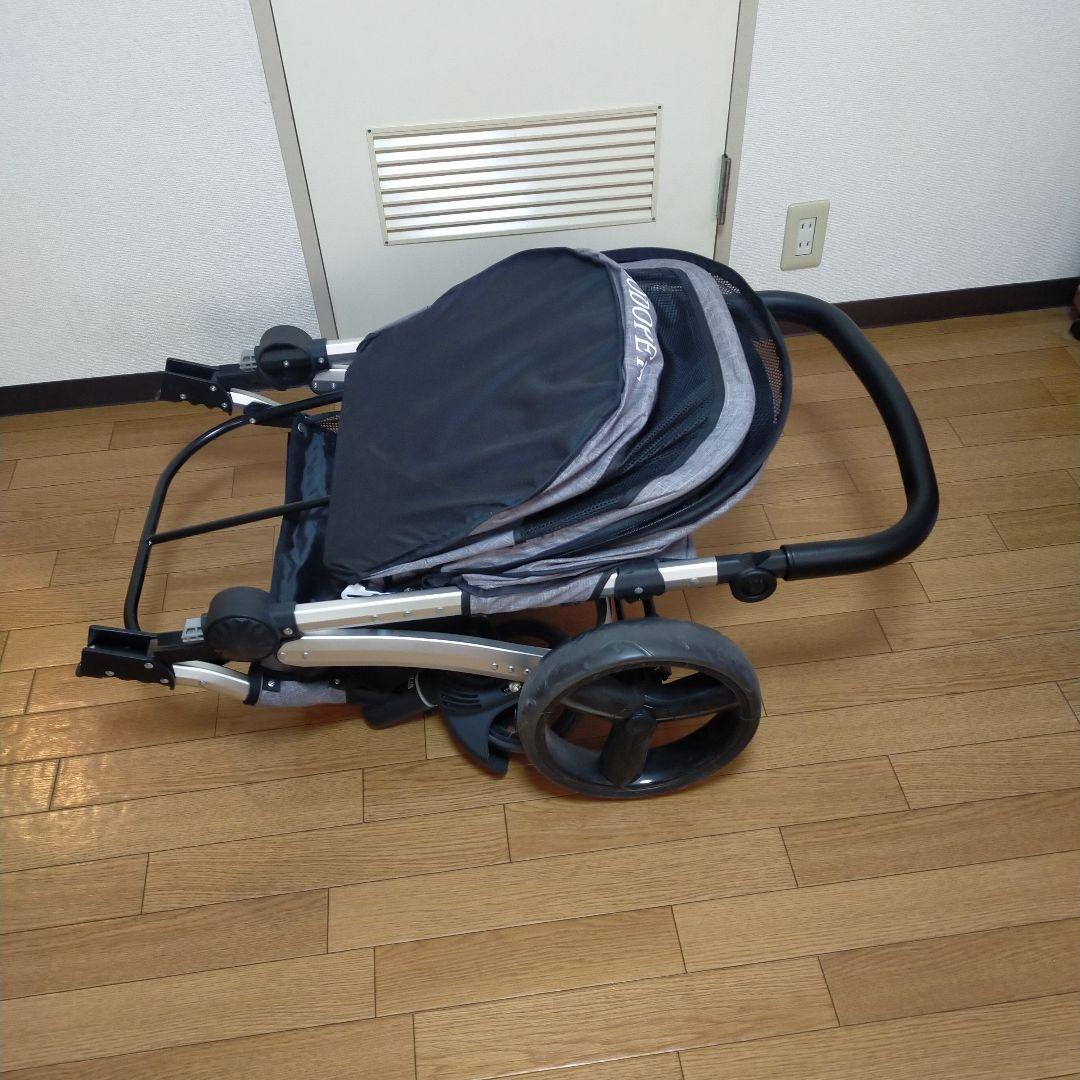 DOT ペットカート グレー