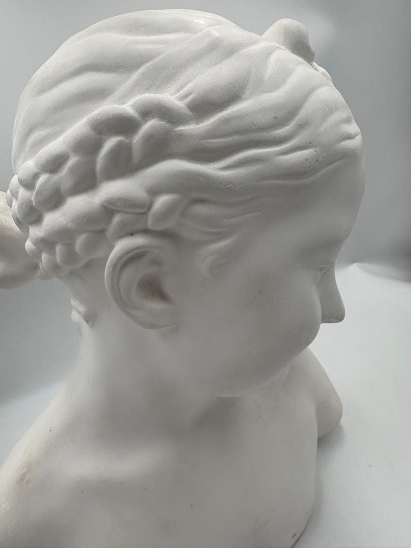 【良品】ドナテルロ　少女胸像　デッサン用　 石膏像　 オブジェ