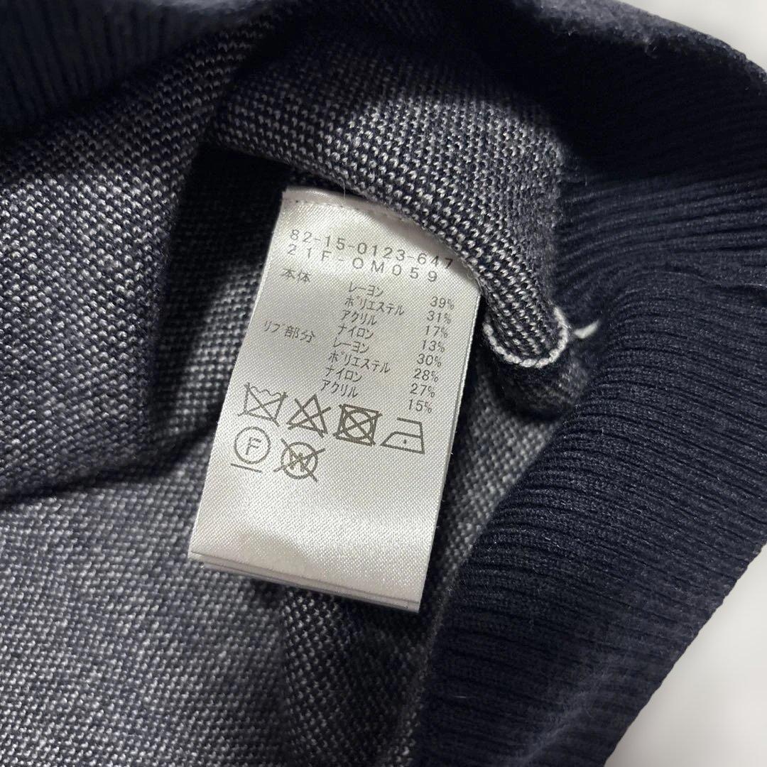 BEAMS GOLF ニット メンズ Sサイズ ベージュ アイボリー ブラック