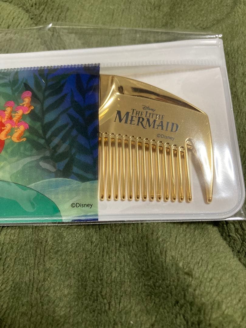 【希少新品】ラブクロム　ディズニーリトルマーメイドK24GPツキゴールド コーム