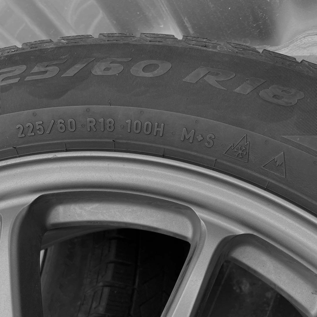 225/60r18 スタッドレス ホイール 18インチ 4本セットの1本No.4