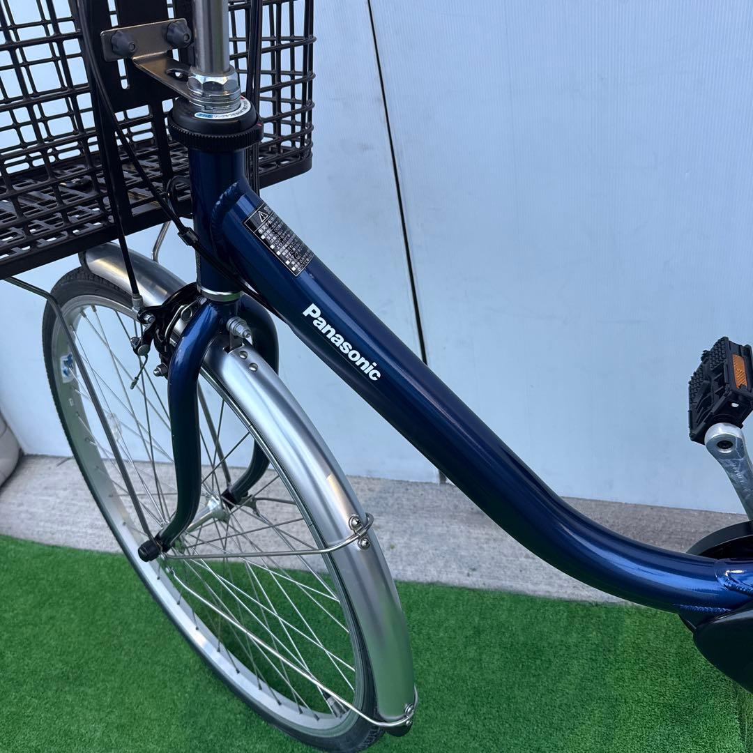 Panasonicパナソニック電動アシスト自転車26インチ 12Ah ブルー美品