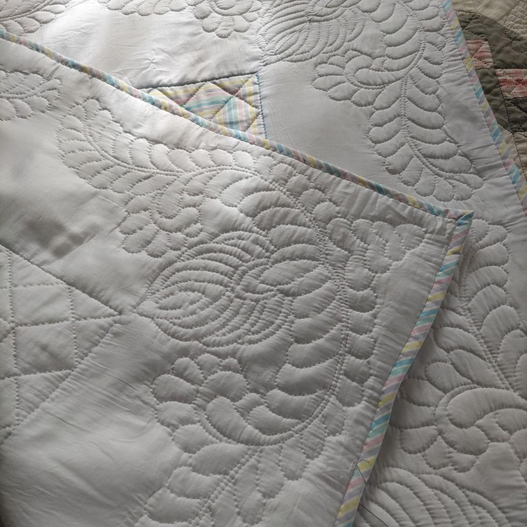 パッチワークキルトタペストリーリバーシブル