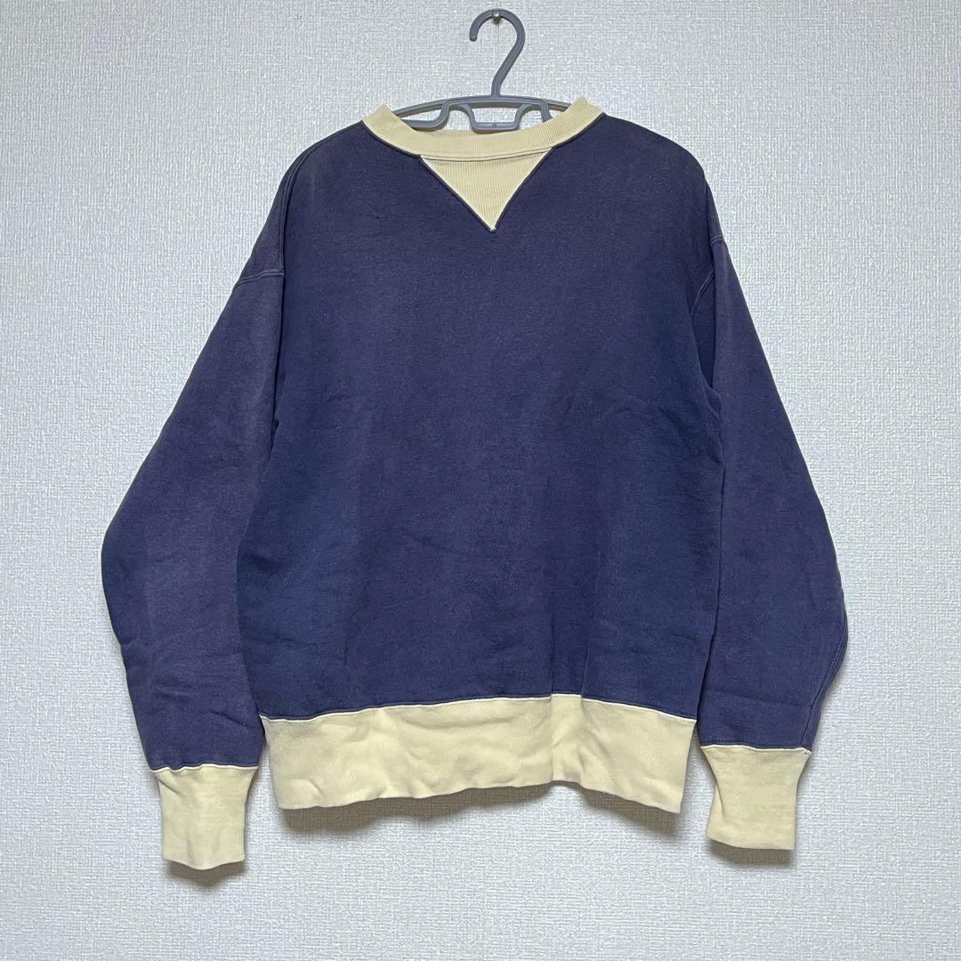 WAREHOUSE 直営店限定 両Vツートーンスウェット　サイズ40