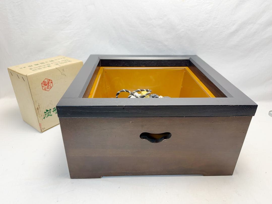 茶道具 置炉 磨入子 野々田電熱器 2点セット おしゃれ 元箱