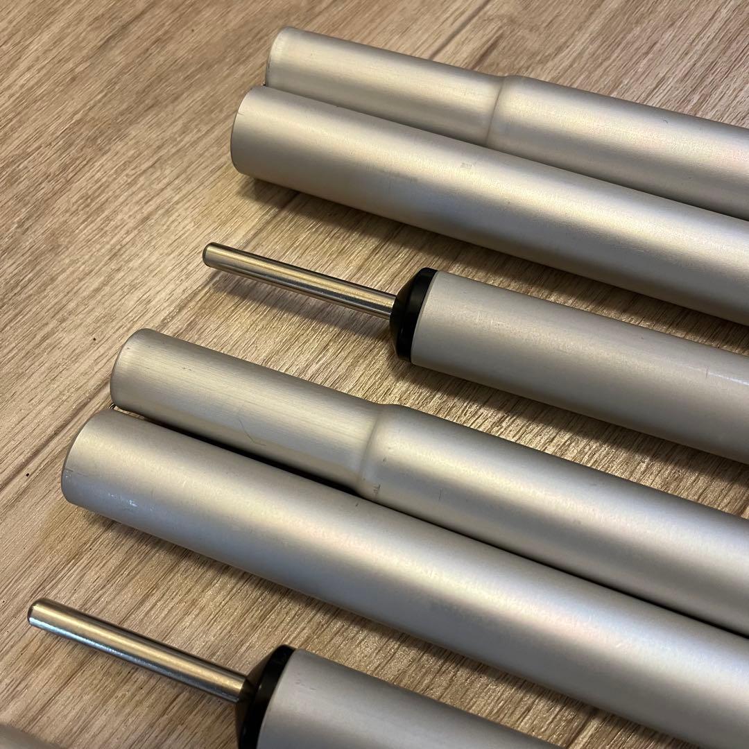 美品　スノーピークアルミポール170CM 4本セット TP-022