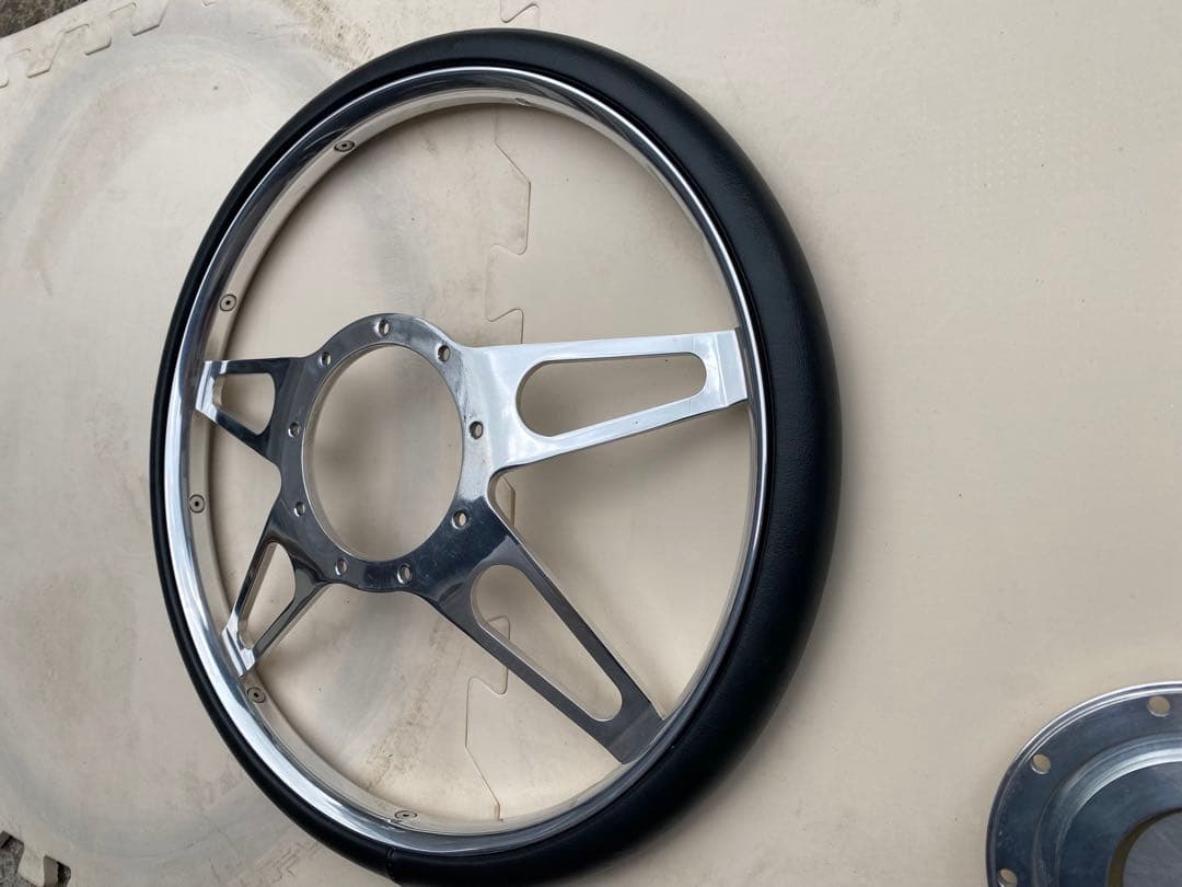 希少 レカラ バイク2ステアリングホイール