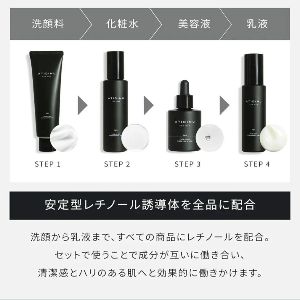 美容液 メンズ レチノール 毛穴 乾燥対策 日本製 30mL ATIDIMU