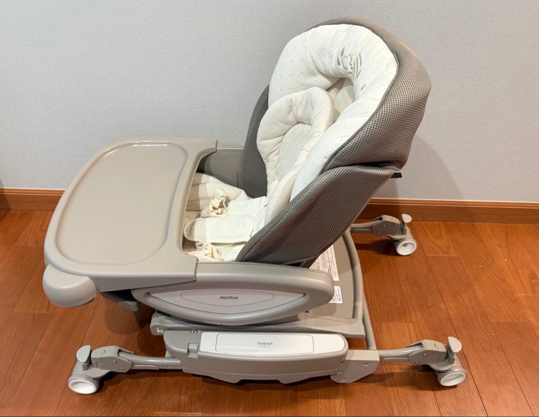 【Aprica】美品ハイローベッド&チェア ユラリズムオート