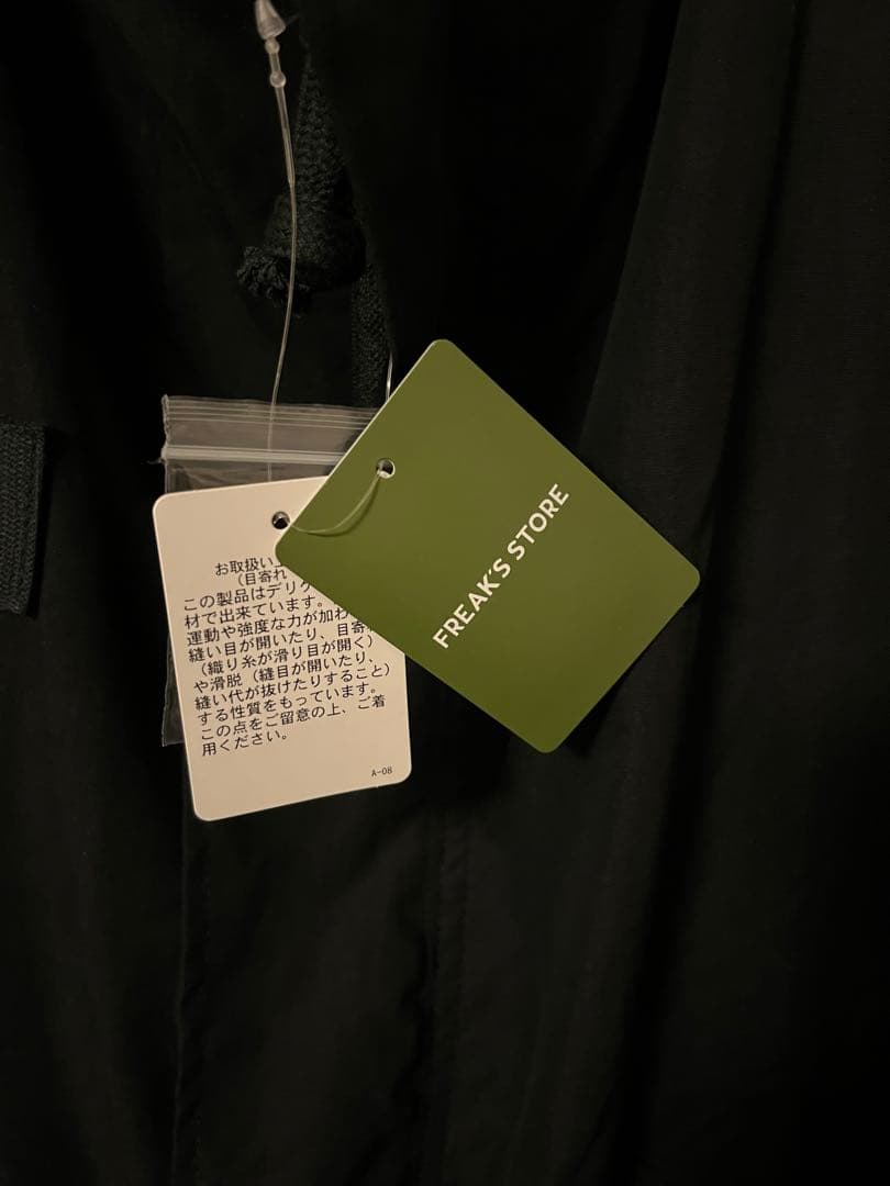 フリークスストア　ビッグシルエット　 ショートモッズコート　ブラック