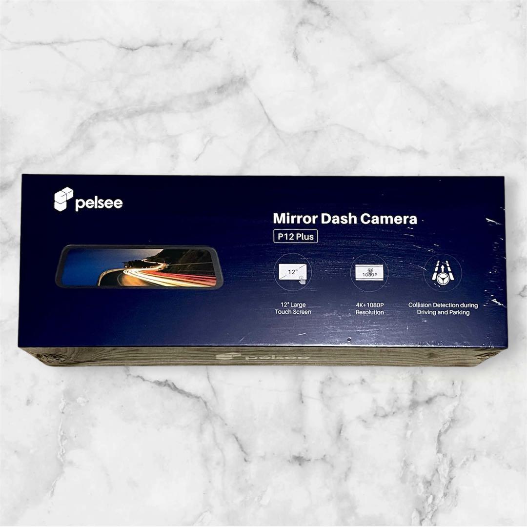 ドライブレコーダー ミラー型 前後カメラ 4K 800万画素 タッチ式 GPS