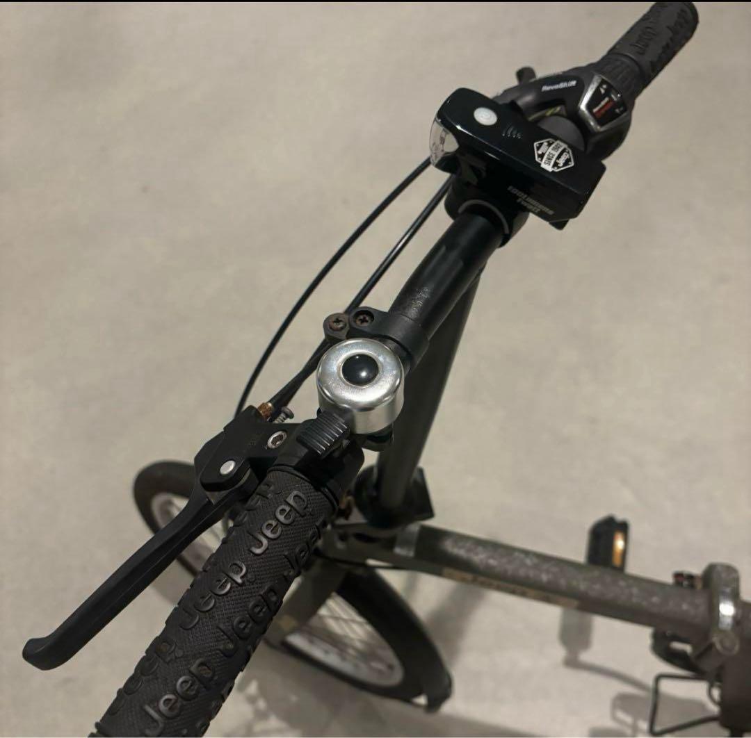 Jeep 折りたたみ自転車 グレー