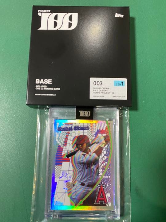 大谷翔平 限定3999 ToppsProject100カード3-J.Demsky