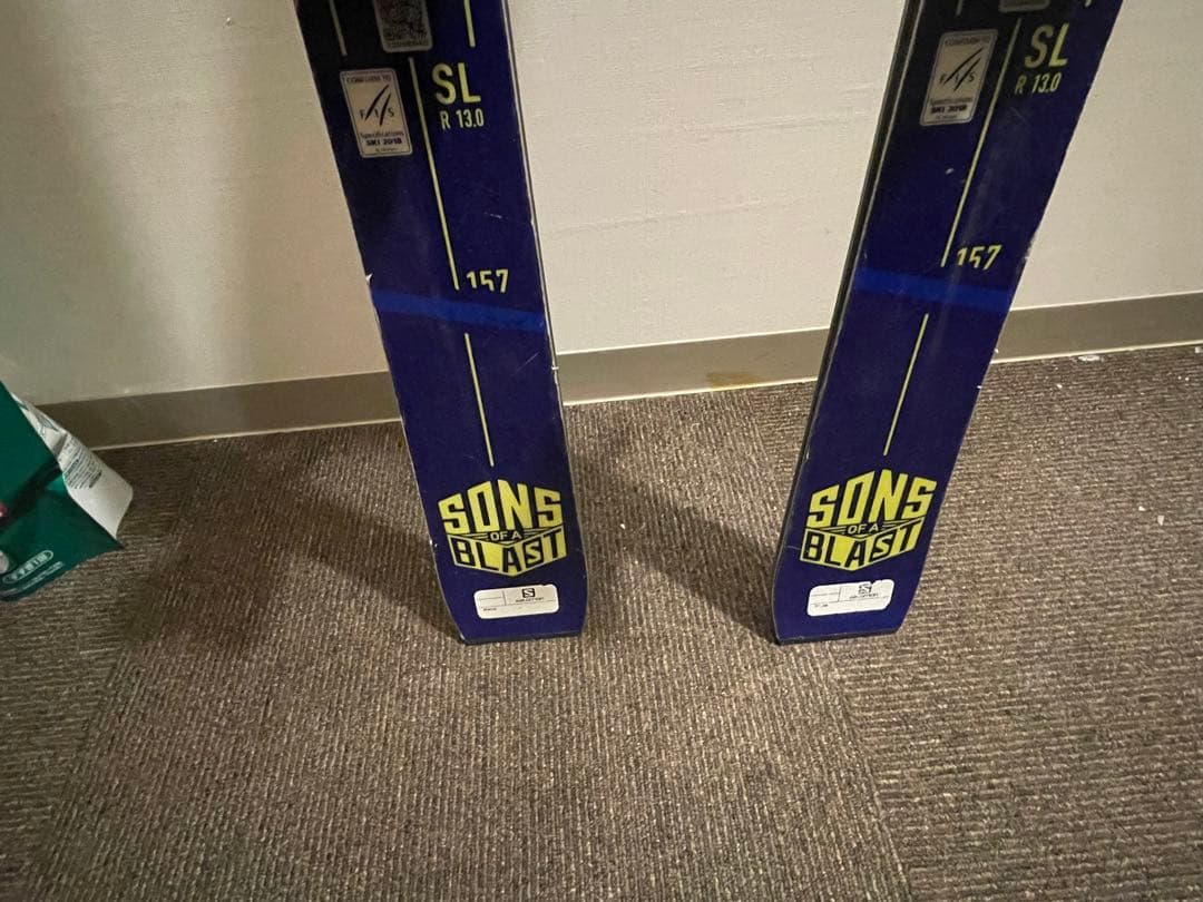 S/RACE FIS SL 157Salomonスキー X16 スキー板