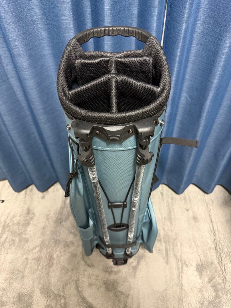 新品 未使用 キャディバッグ ゴルフ バッグ　スタンド 軽量 ネーム タグ 付き