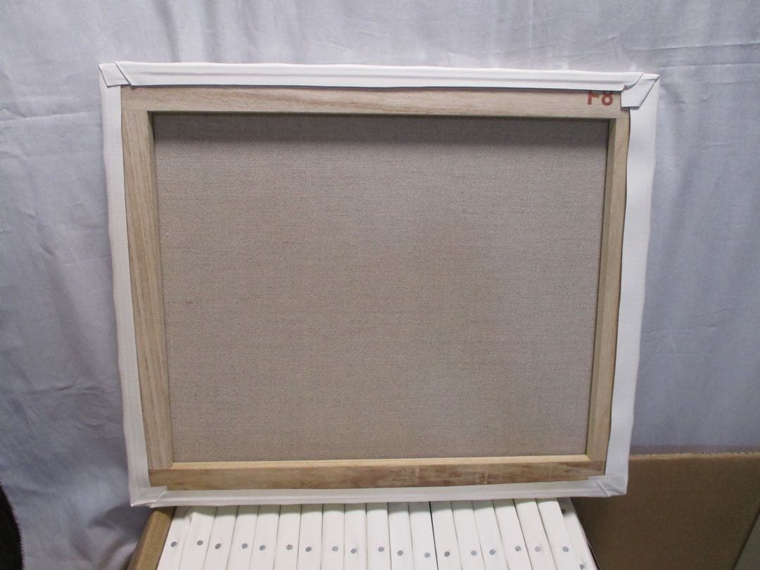 M250418Q160★ 油絵 純麻張キャンパス F8 21枚