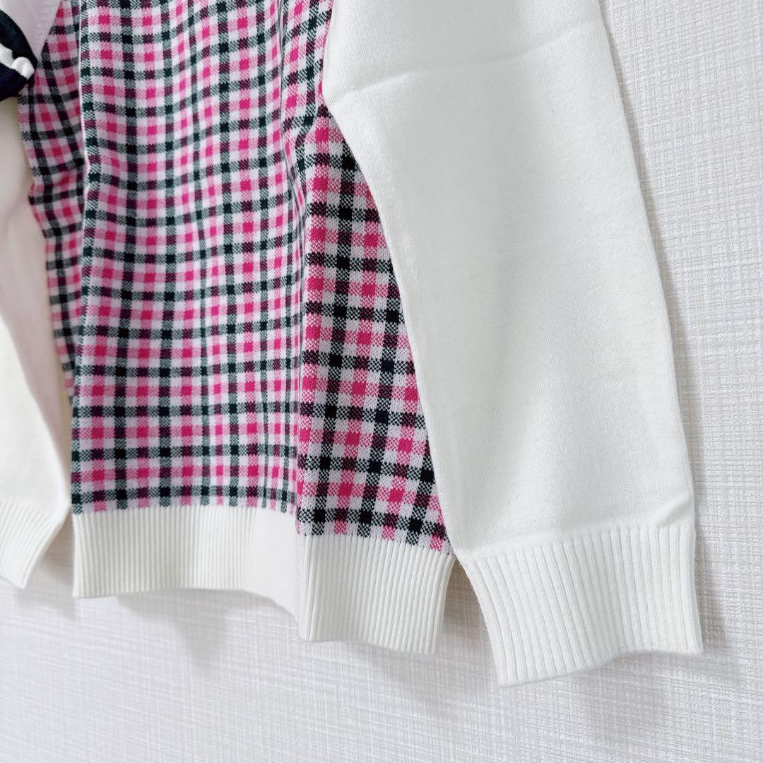 ジャックバニー メンズ チェック柄 セーター サイズ6