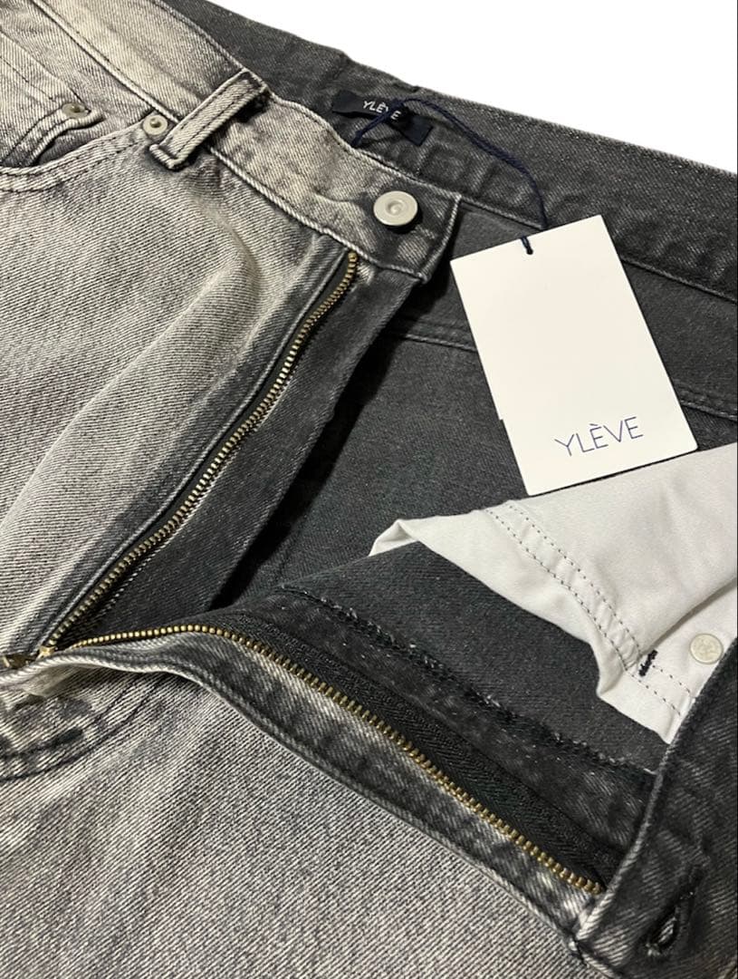 【YLEVE /イレーヴ】13.5oz Denim Baggy Fadeサイズ5