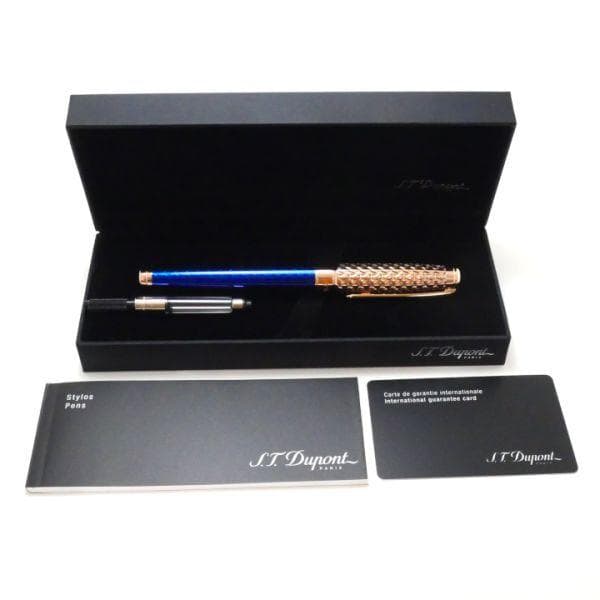 デュポン S.T.Dupont 420030L ドラゴンギヨシェ ブルー 万年筆
