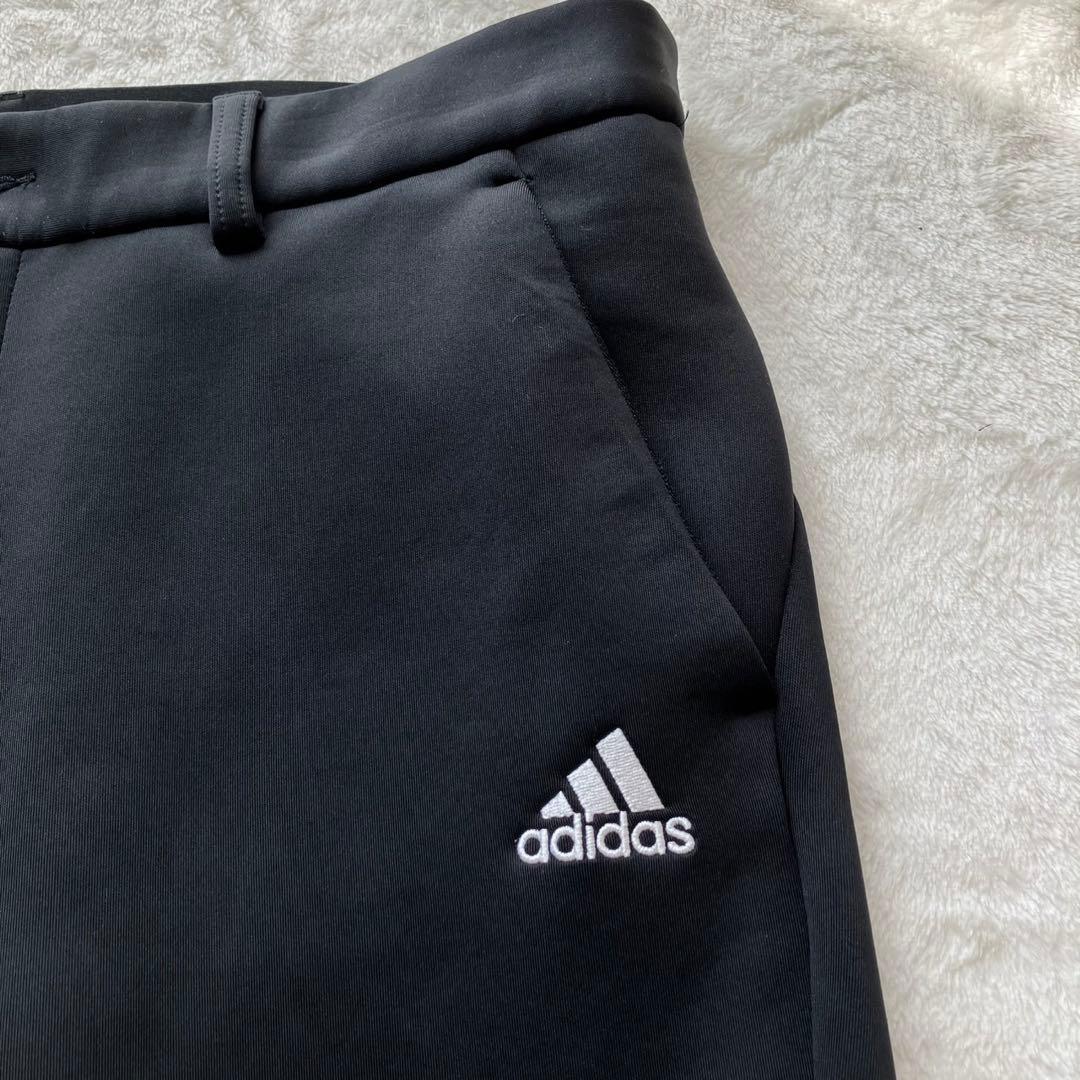 美品✨アディダスゴルフウェア ジョガーパンツ ダンボールニット ブラック 85