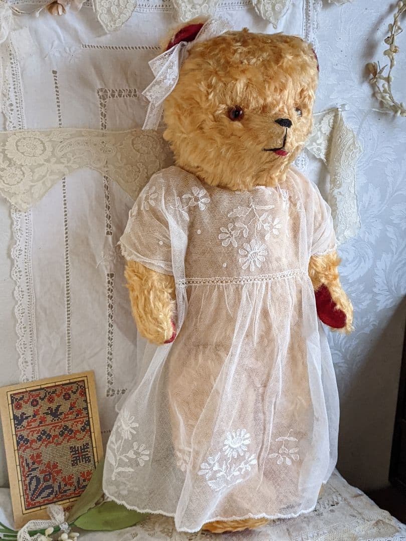 【s】アンティークベア　アンティークテディベア　フランス